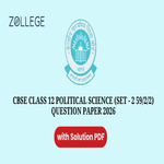 CBSE Class 12 Political Science Set 2 59 2 2 Question Paper with Solutions